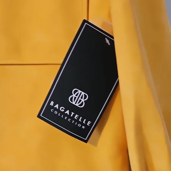 Yellow Pleather Jacket - Picture 3 of 6